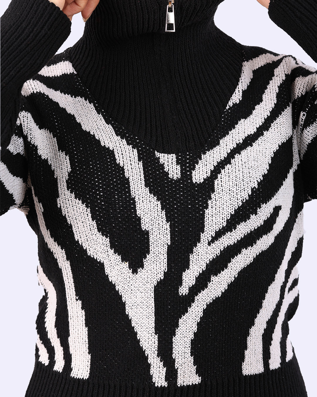 Shadow Line Zip Pullover