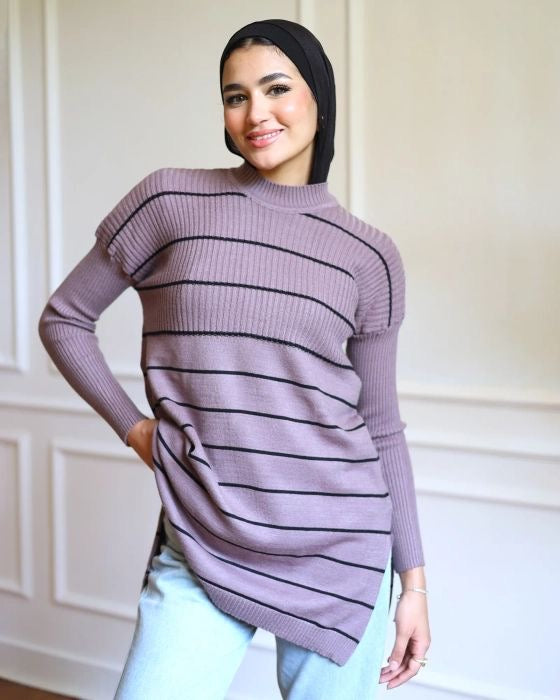 Soft knitted pullover