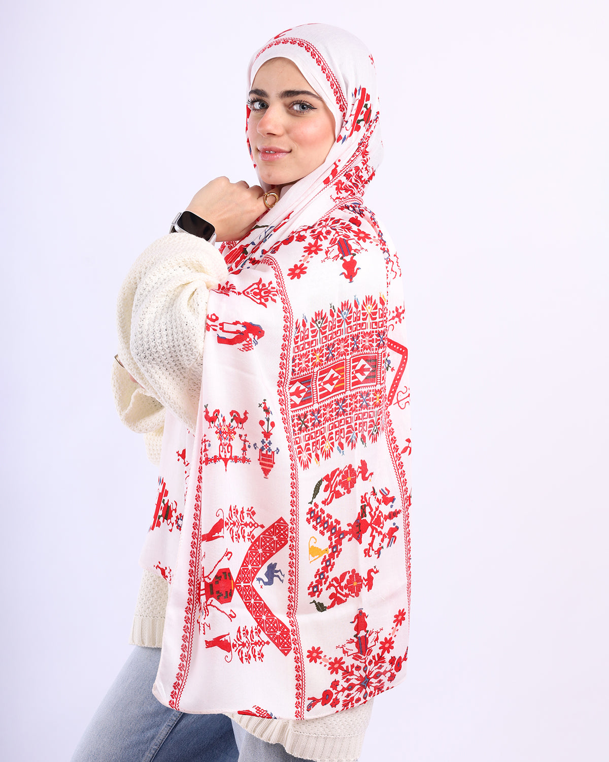 Printed Modal Scarf