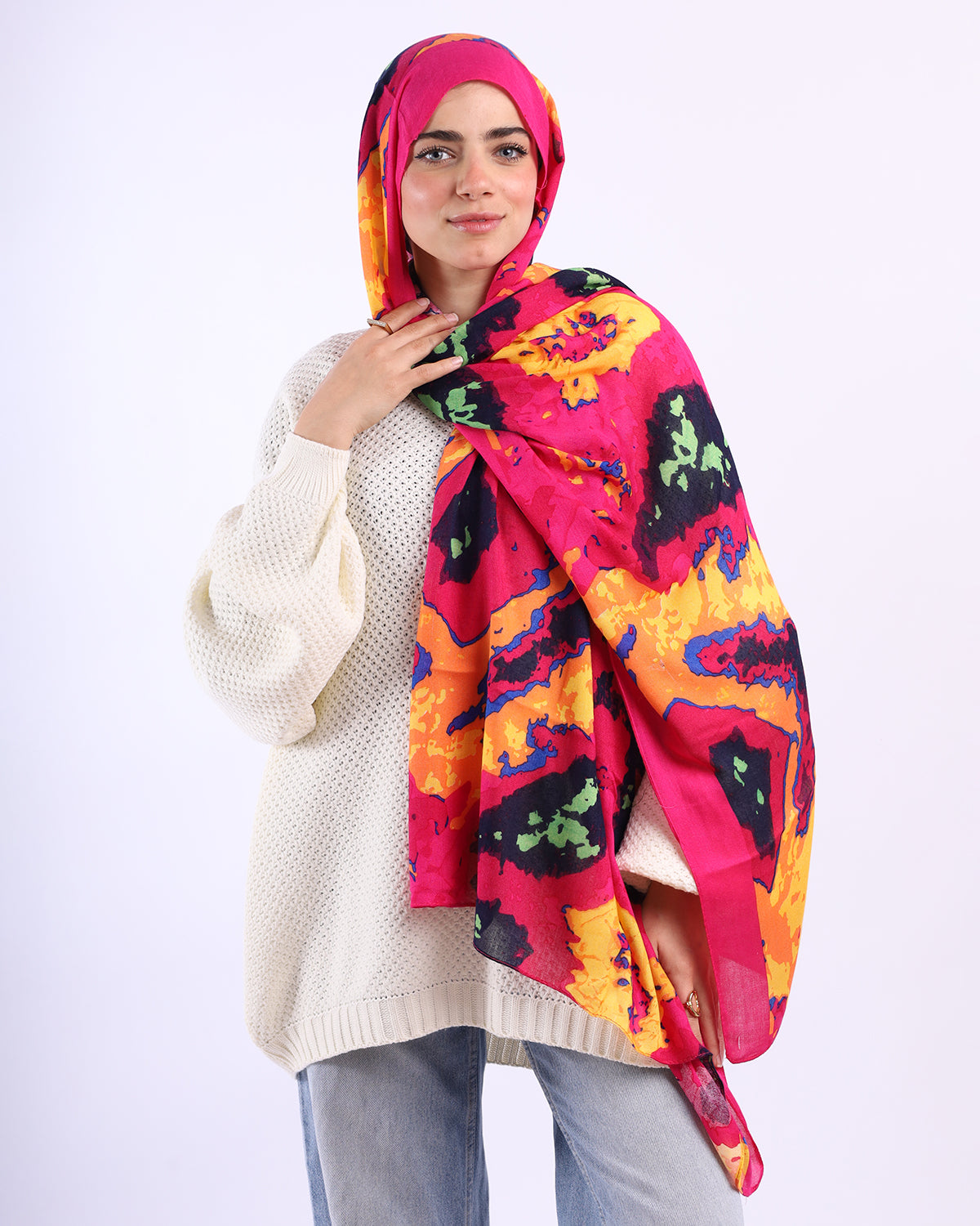 Printed Modal Scarf