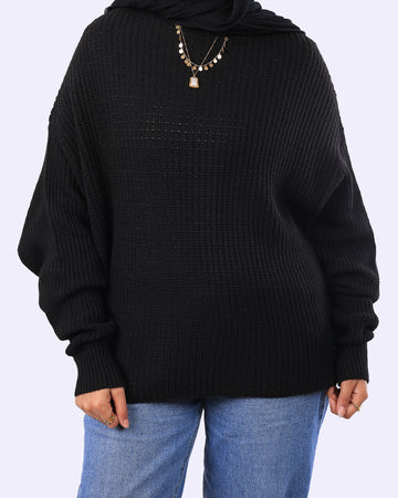 Batwing Sleeves knitted pullover