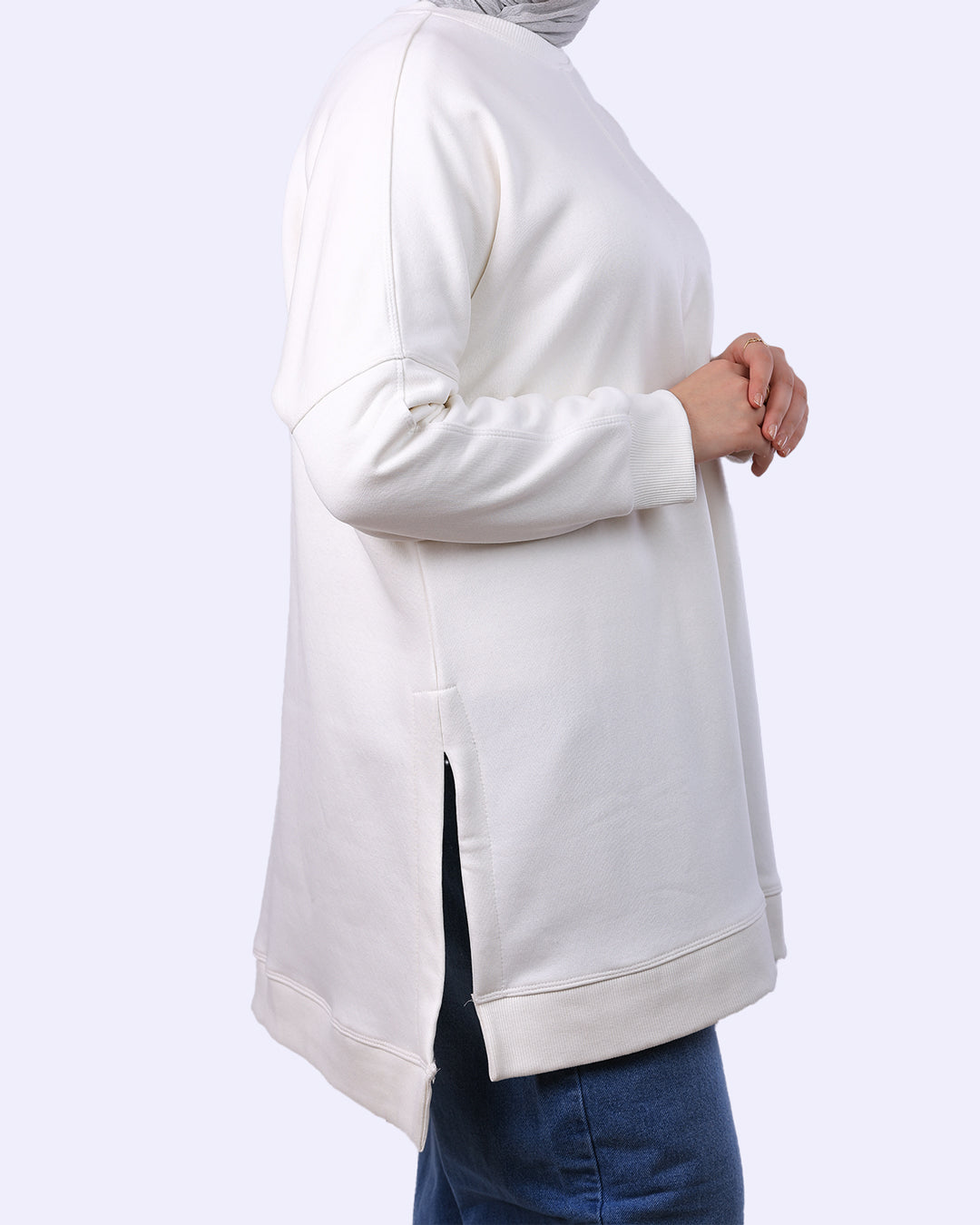 Line Oervsize Sweatshirt