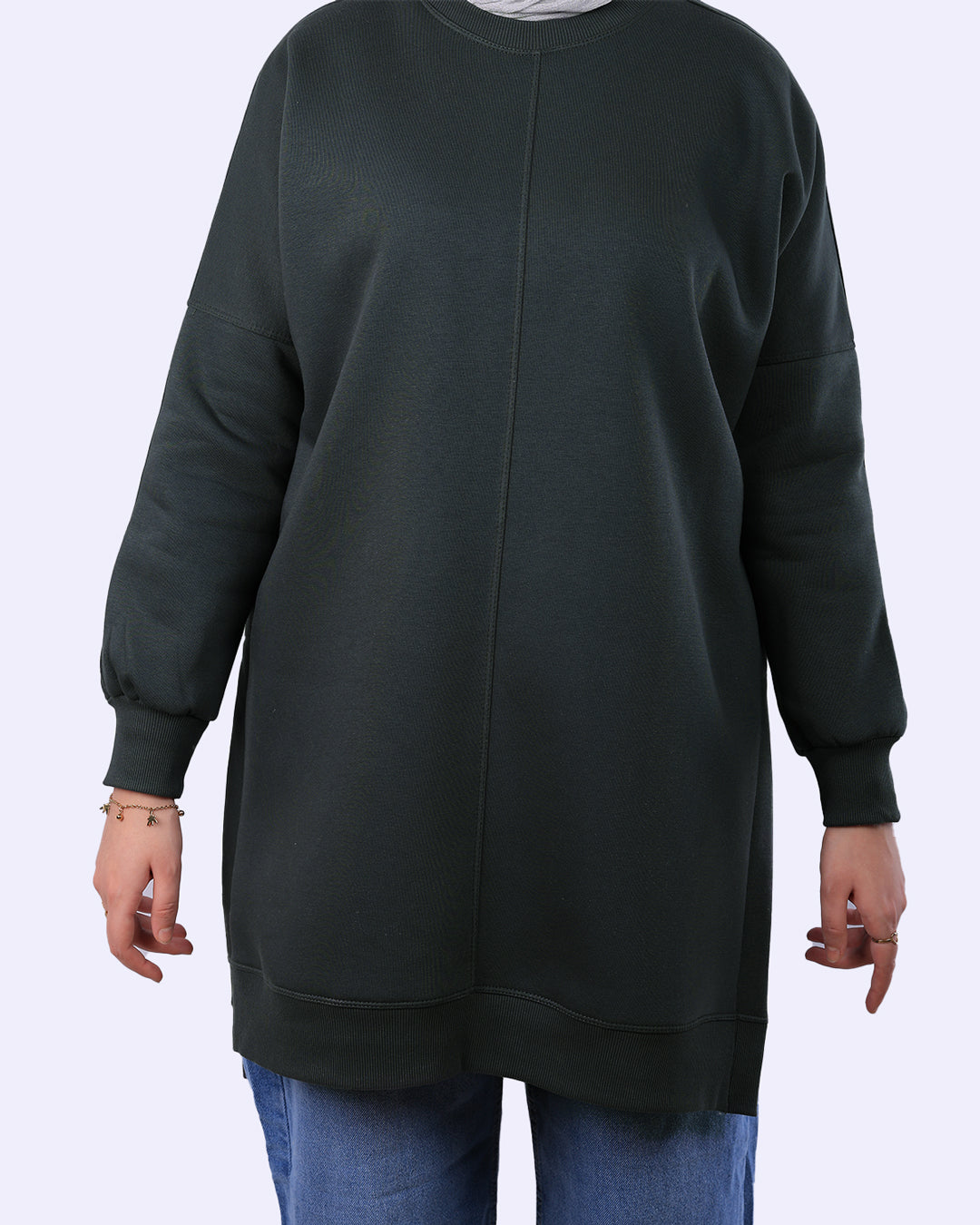 Line Oervsize Sweatshirt