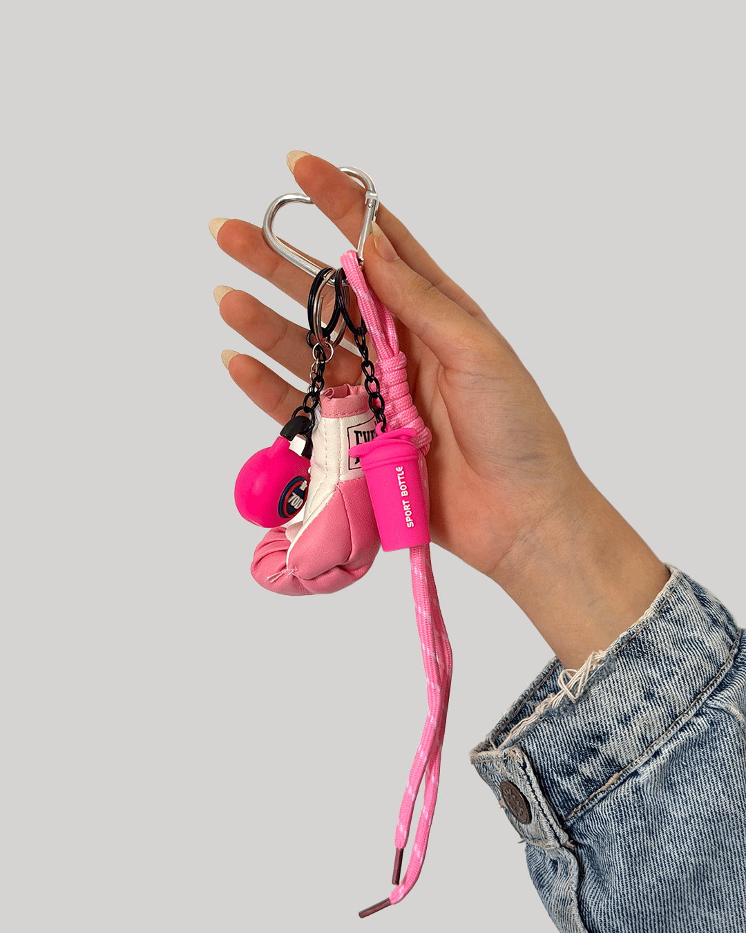 Pink Punch Keychain