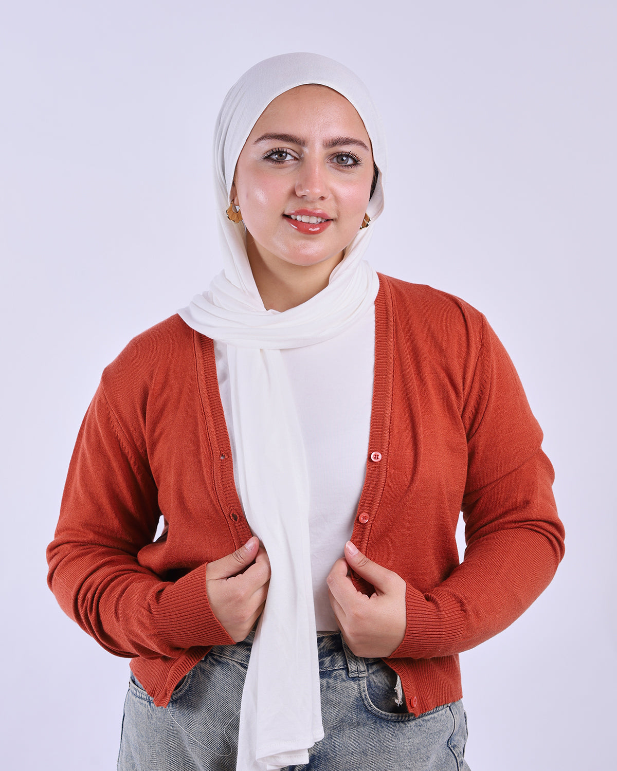 Short Cotton Cardigan