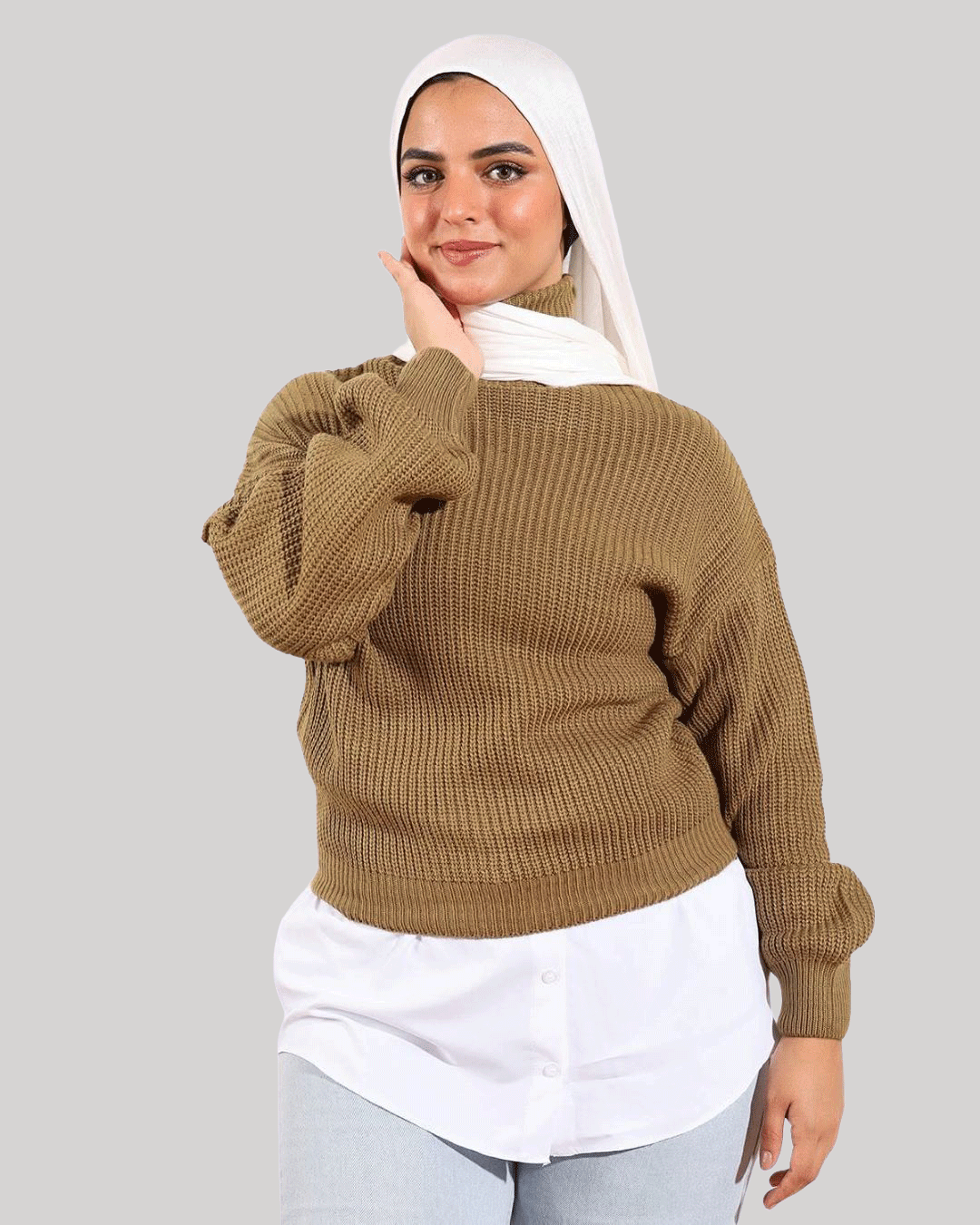 High Waist Pullover