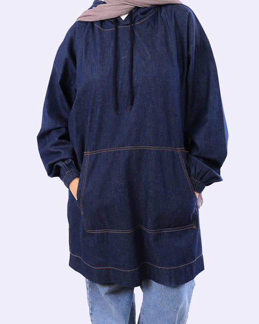 Denim Hoodie