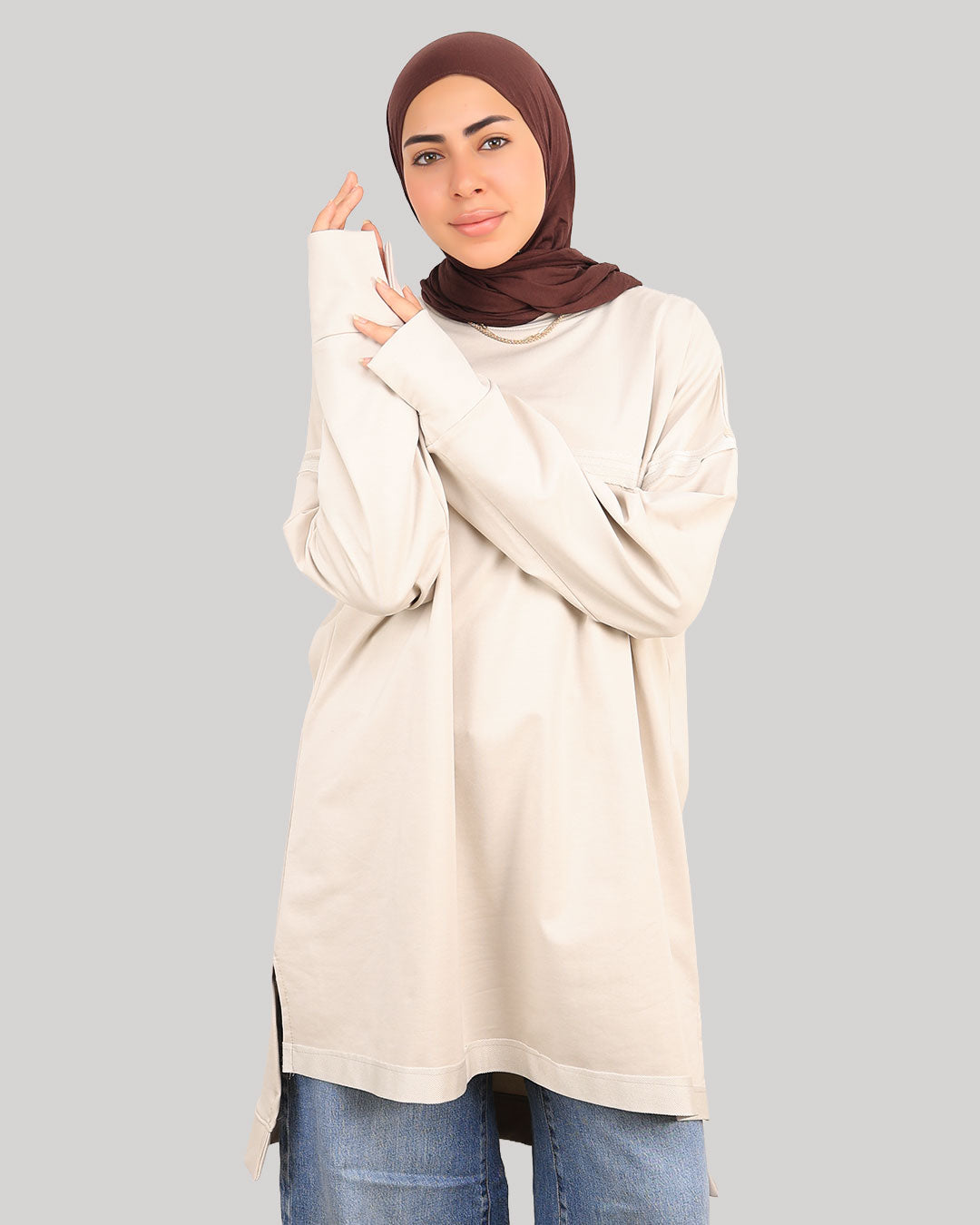 Oversized Melton T-Shirt