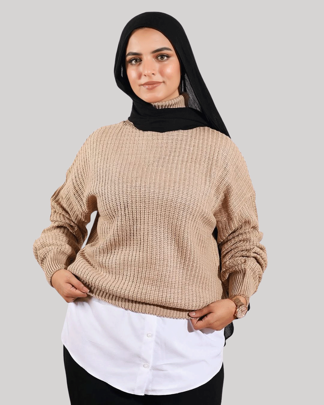 High Waist Pullover