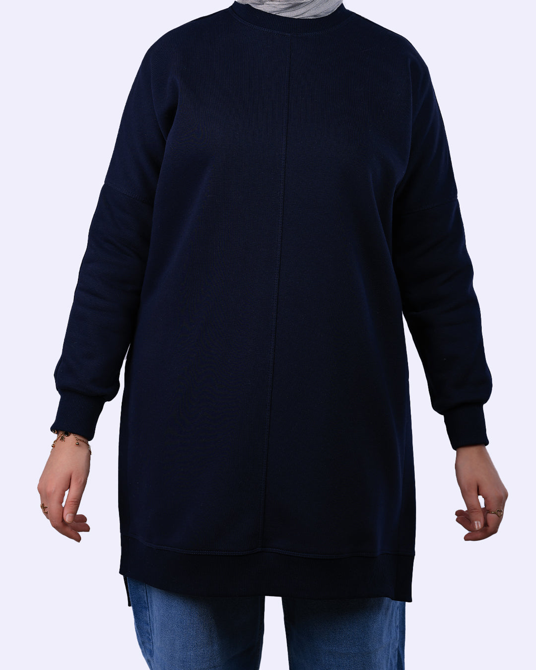 Line Oervsize Sweatshirt