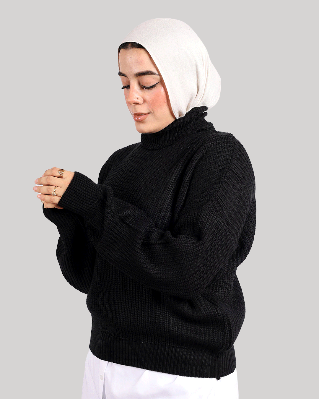 High Waist Pullover