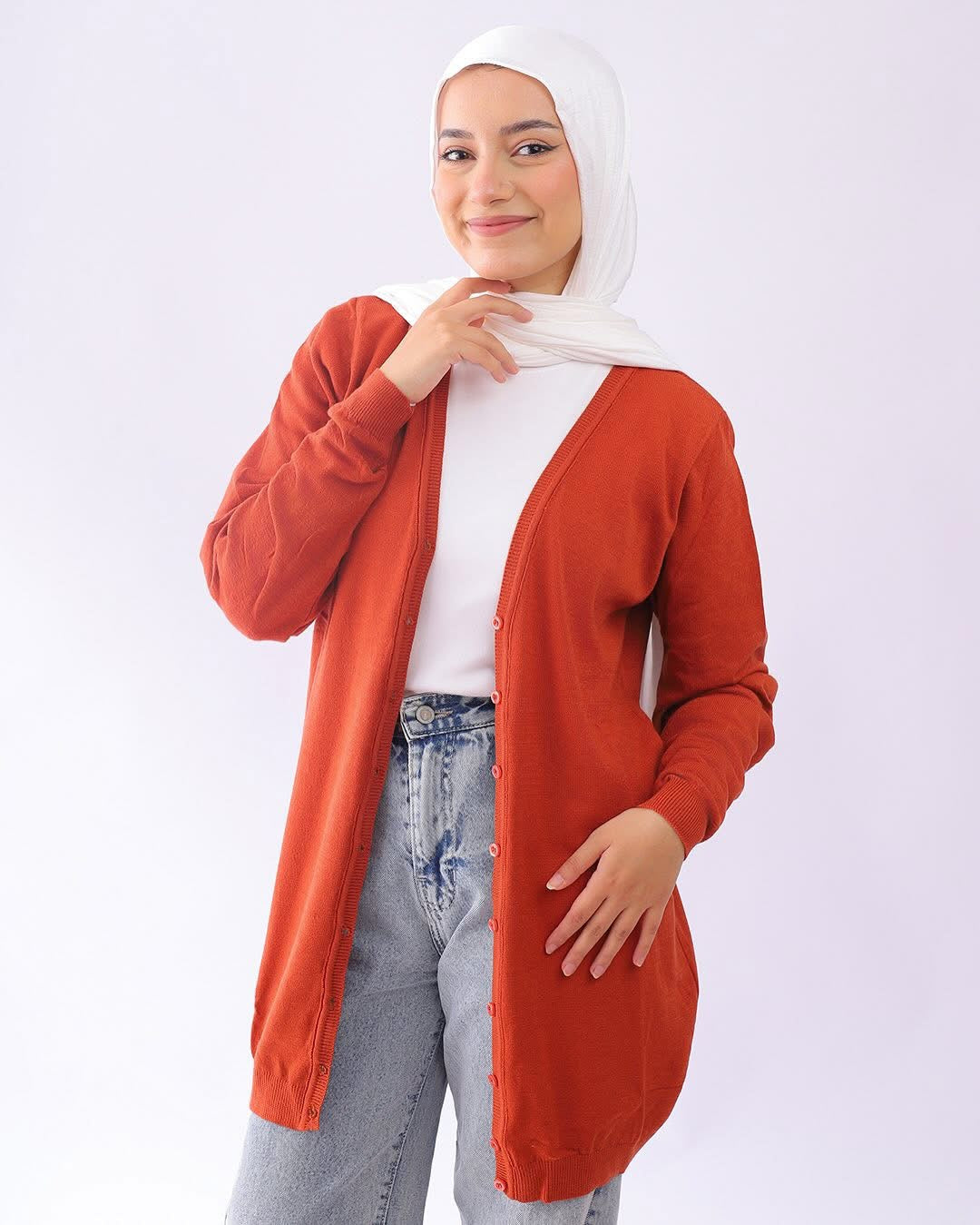 Long Cotton Cardigan