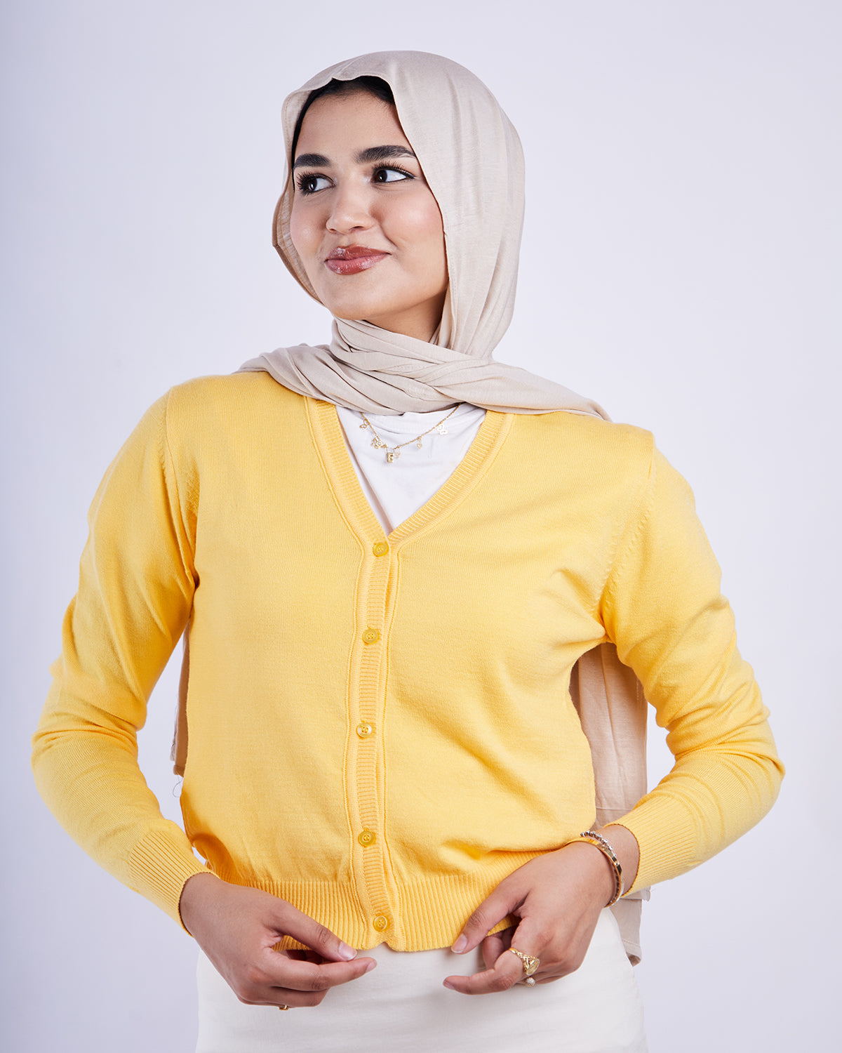 Short Cotton Cardigan