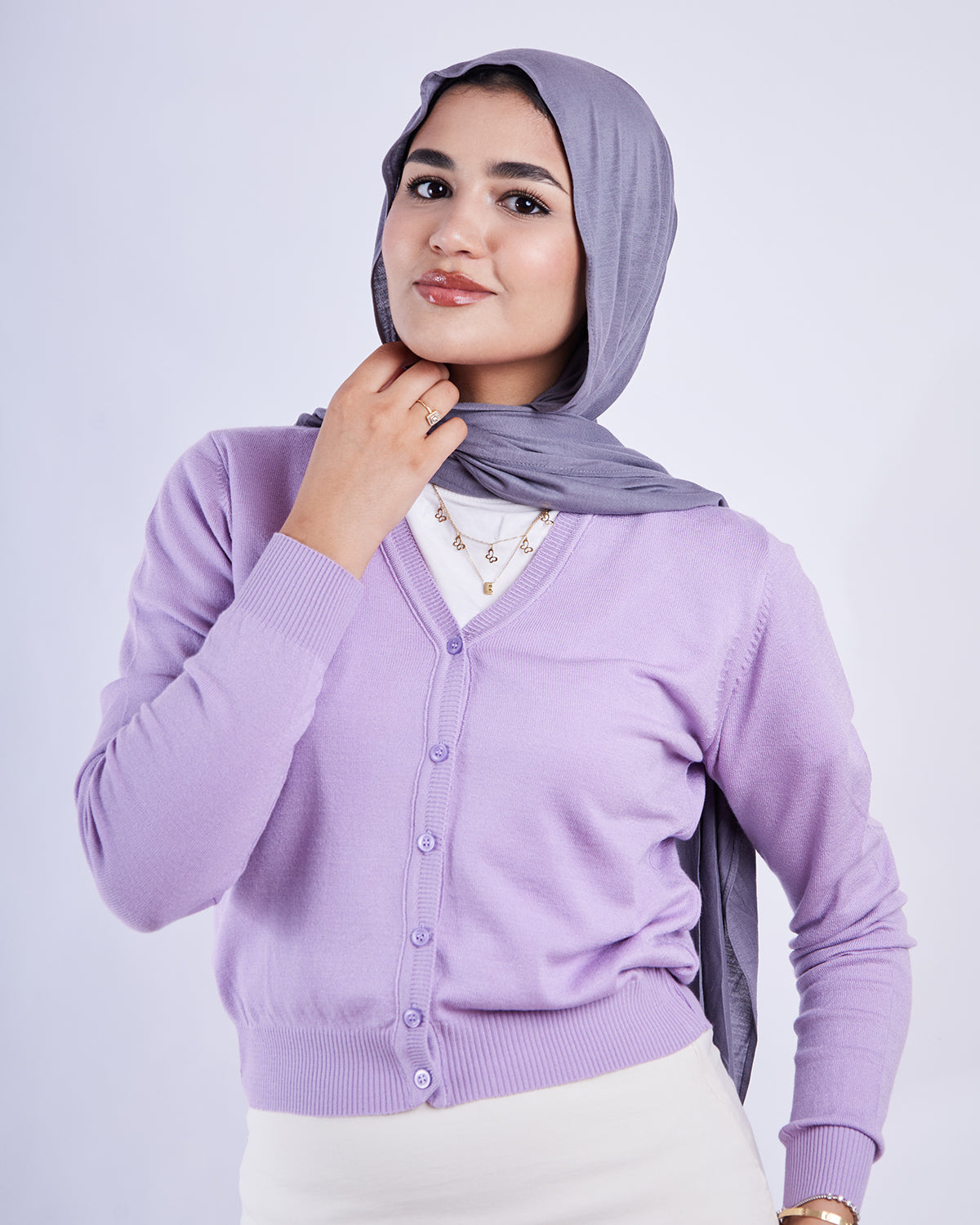 Short Cotton Cardigan