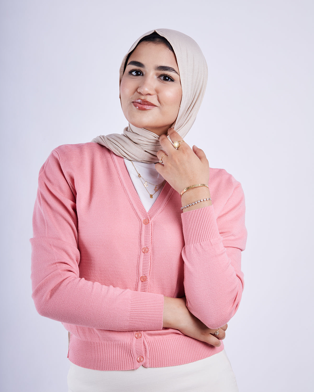 Short Cotton Cardigan