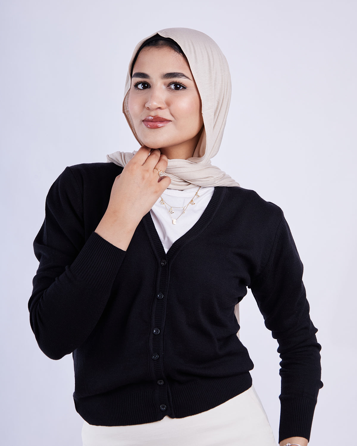 Short Cotton Cardigan
