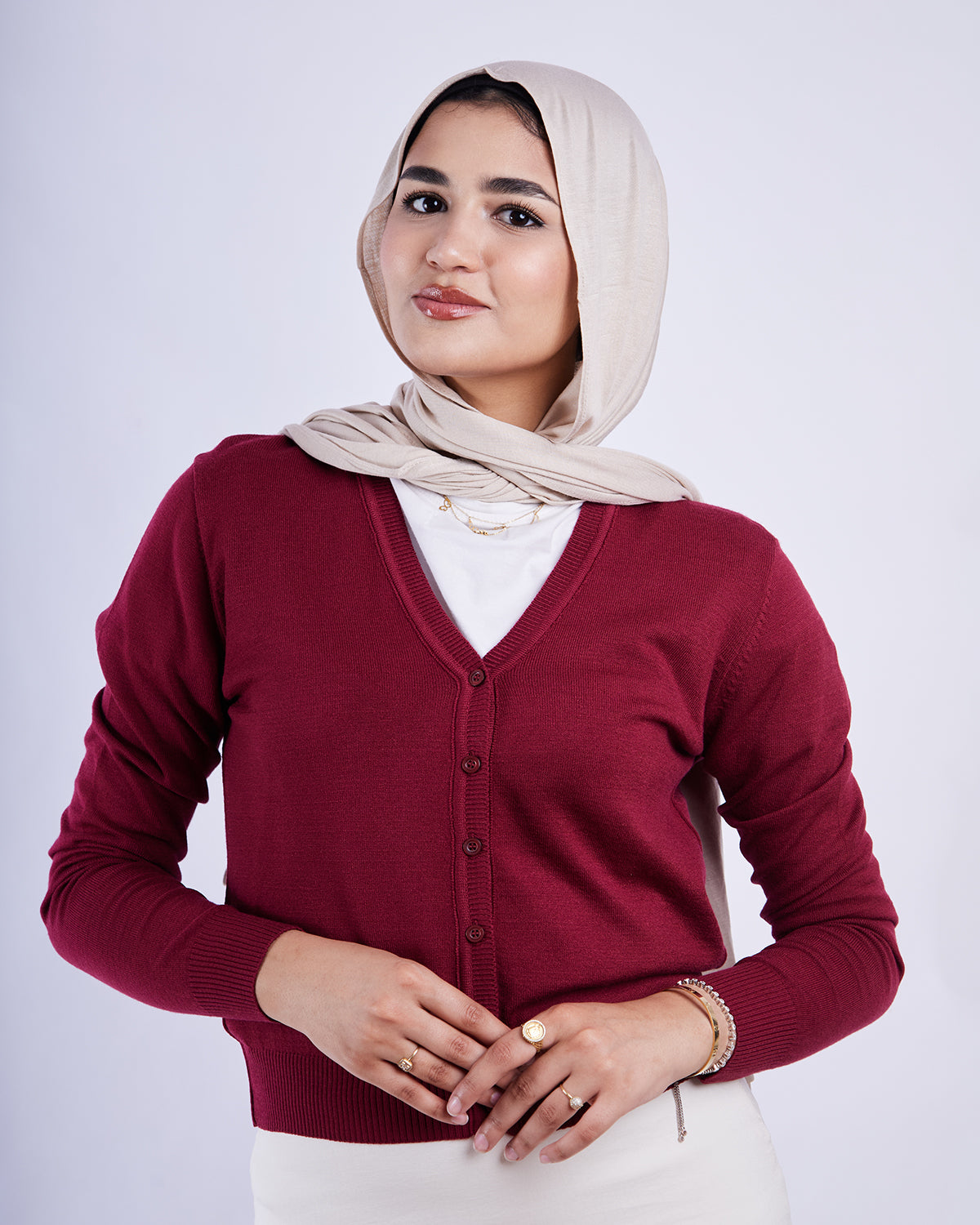 Short Cotton Cardigan