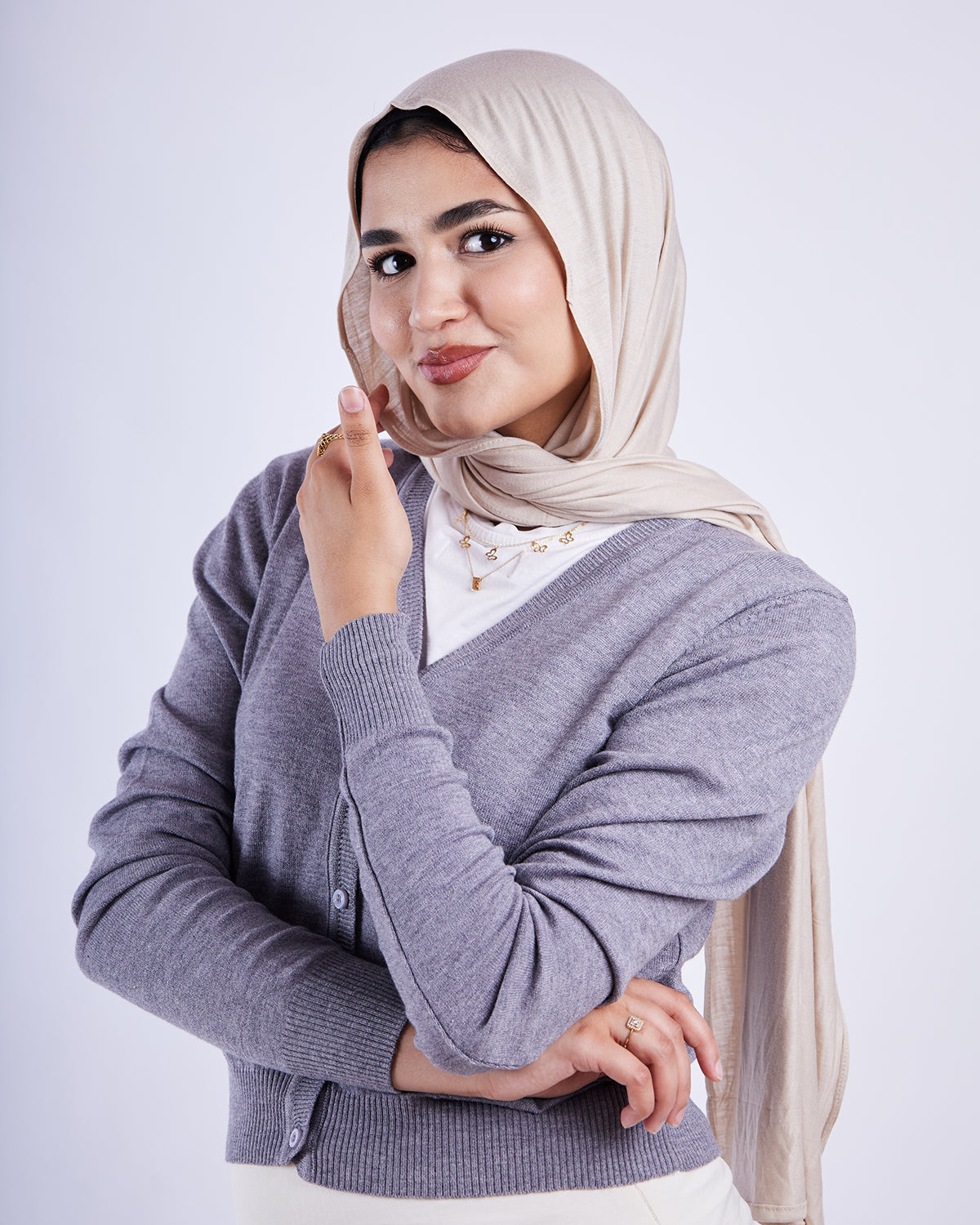 Short Cotton Cardigan