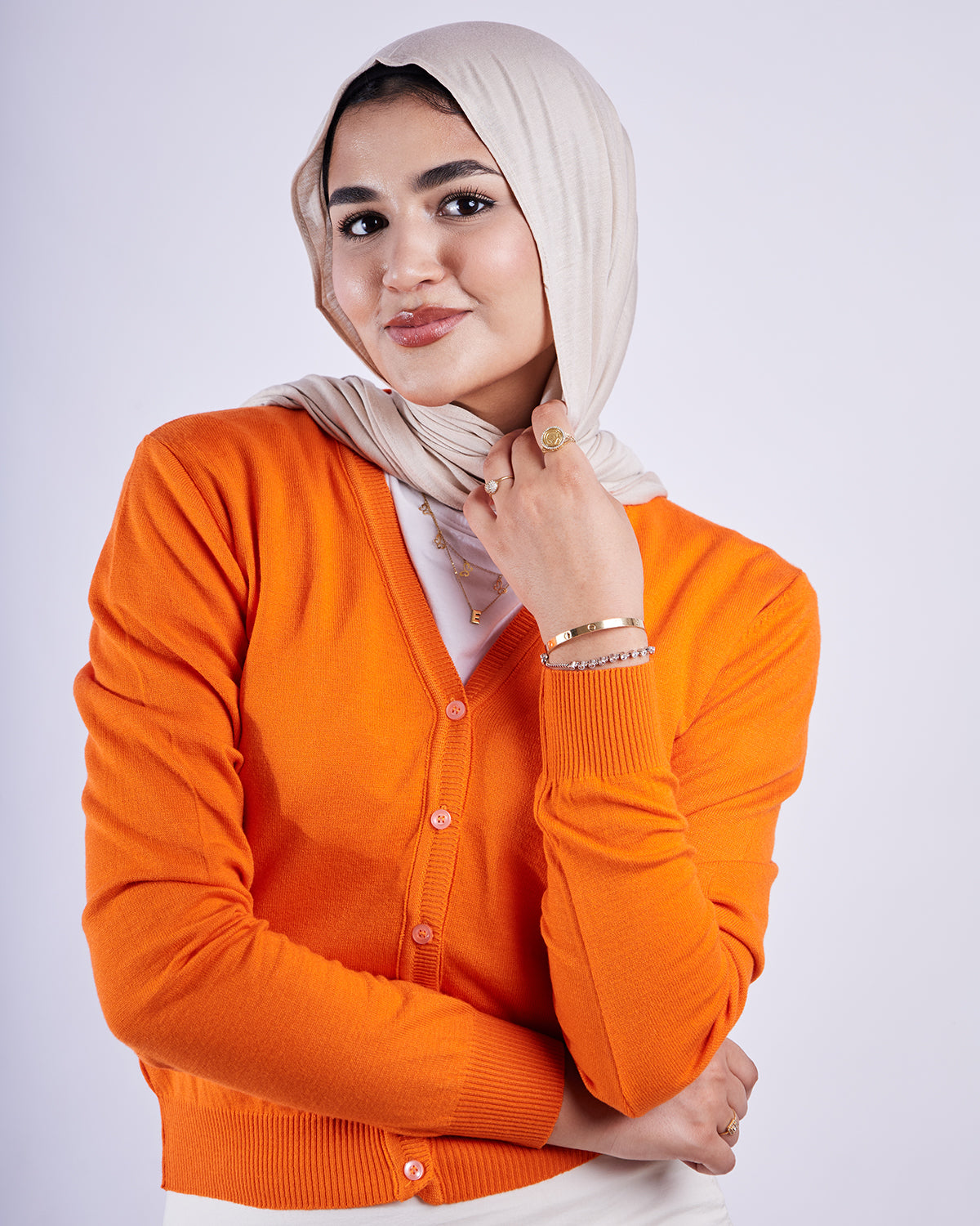 Short Cotton Cardigan