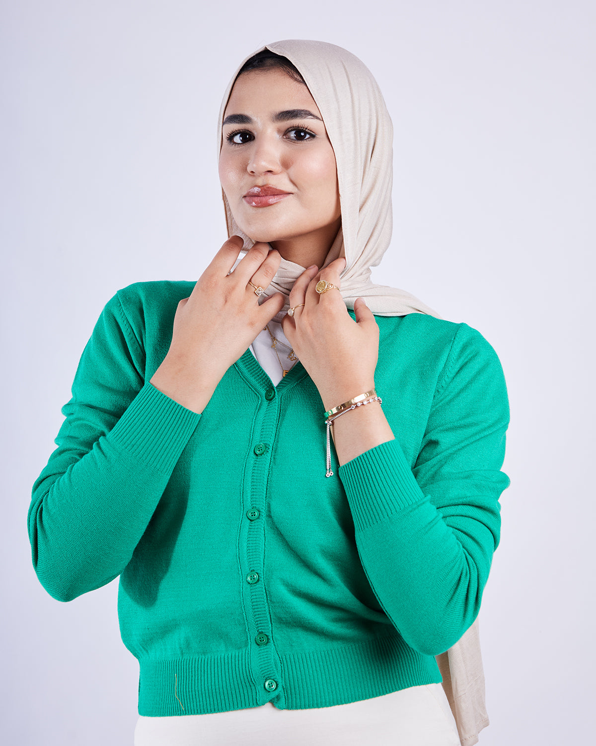 Short Cotton Cardigan