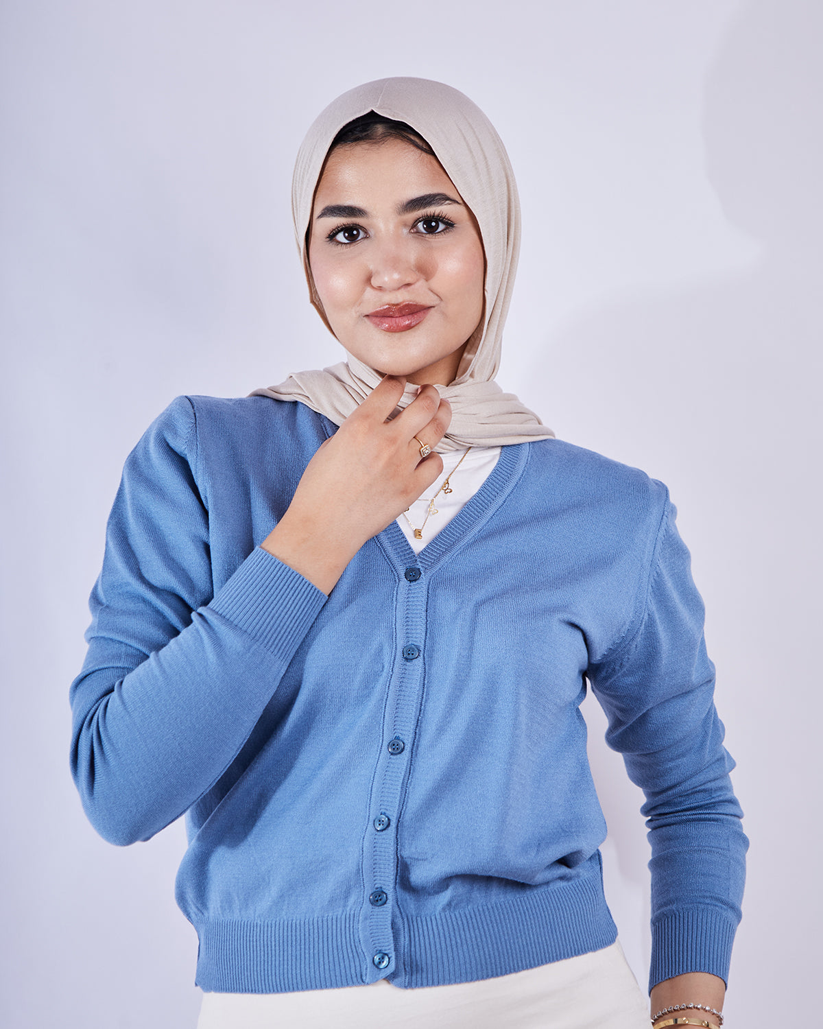Short Cotton Cardigan