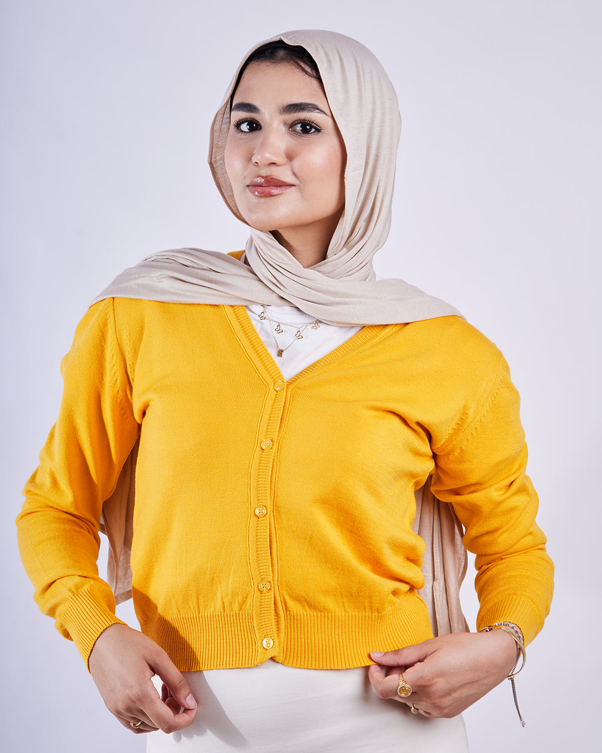 Short Cotton Cardigan