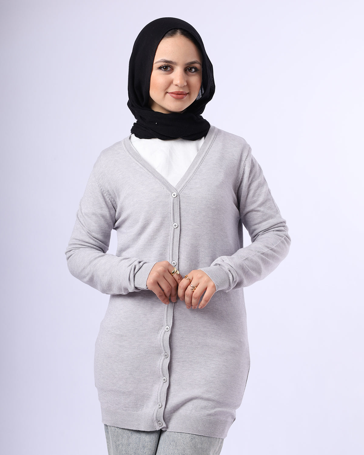 Long Cotton Cardigan